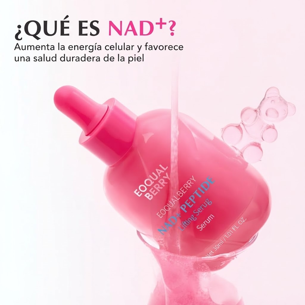 EQQUALBERRY NAD+ Ritual de Longevidad: Dúo de Sérum y Crema Potenciadores de Péptidos |