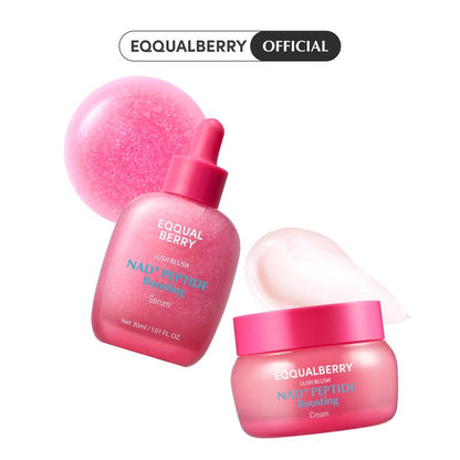 EQQUALBERRY NAD+ Ritual de Longevidad: Dúo de Sérum y Crema Potenciadores de Péptidos |