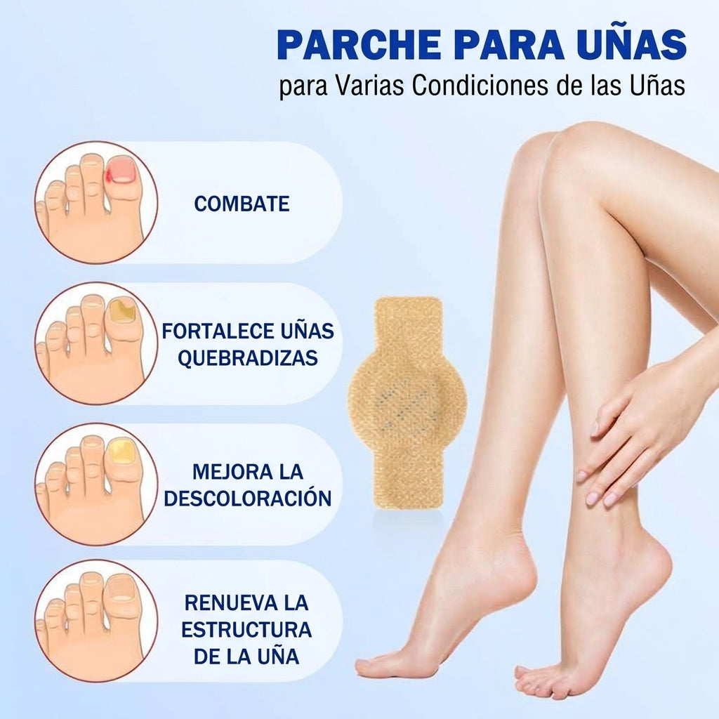 Parches para Tratamiento de Hongos en las Uñas de los Pies – Reparación Nocturna Extra Fuerte (21 Unidades)
