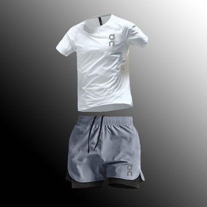 Conjunto Deportivo QC para Hombre | Transpirable | Secado Rápido | 100% Nailon