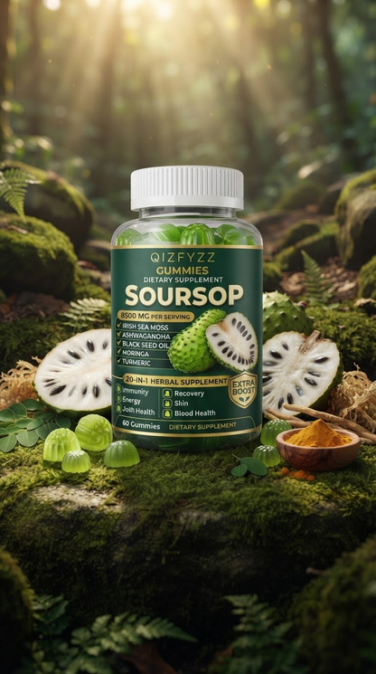 Gomitas Herbales  Soursop (Guanábana) 20 en 1