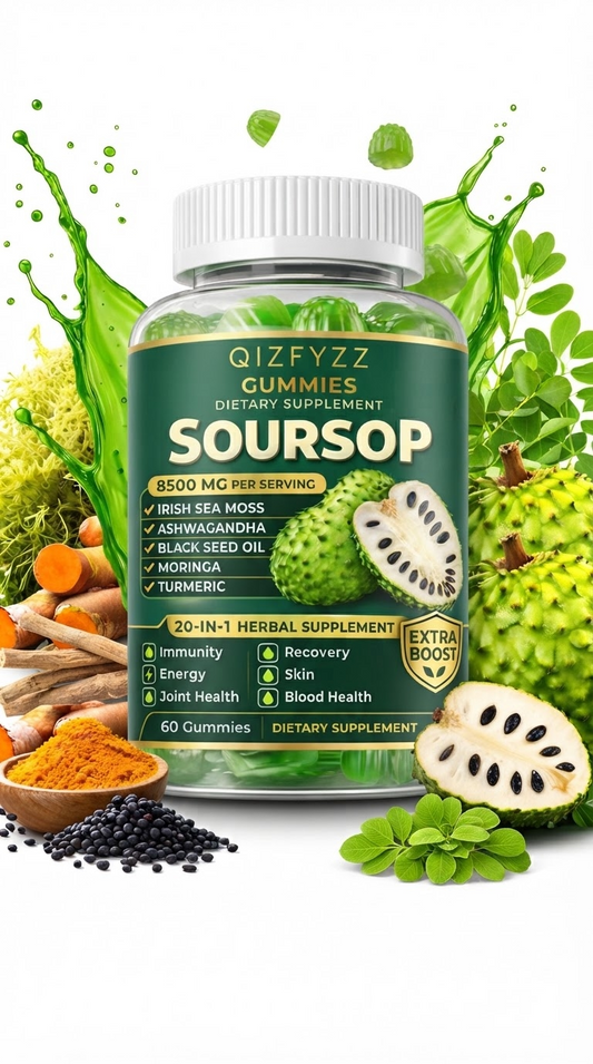 Gomitas Herbales  Soursop (Guanábana) 20 en 1
