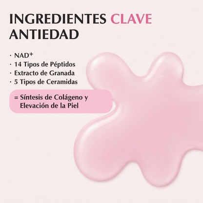EQQUALBERRY NAD+ Ritual de Longevidad: Dúo de Sérum y Crema Potenciadores de Péptidos |