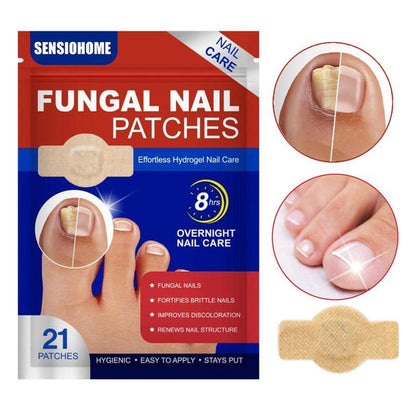 Parches para Tratamiento de Hongos en las Uñas de los Pies – Reparación Nocturna Extra Fuerte (21 Unidades)